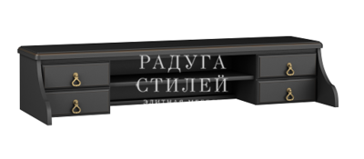 Навершие кабинетного стола Белатон, цвет черный